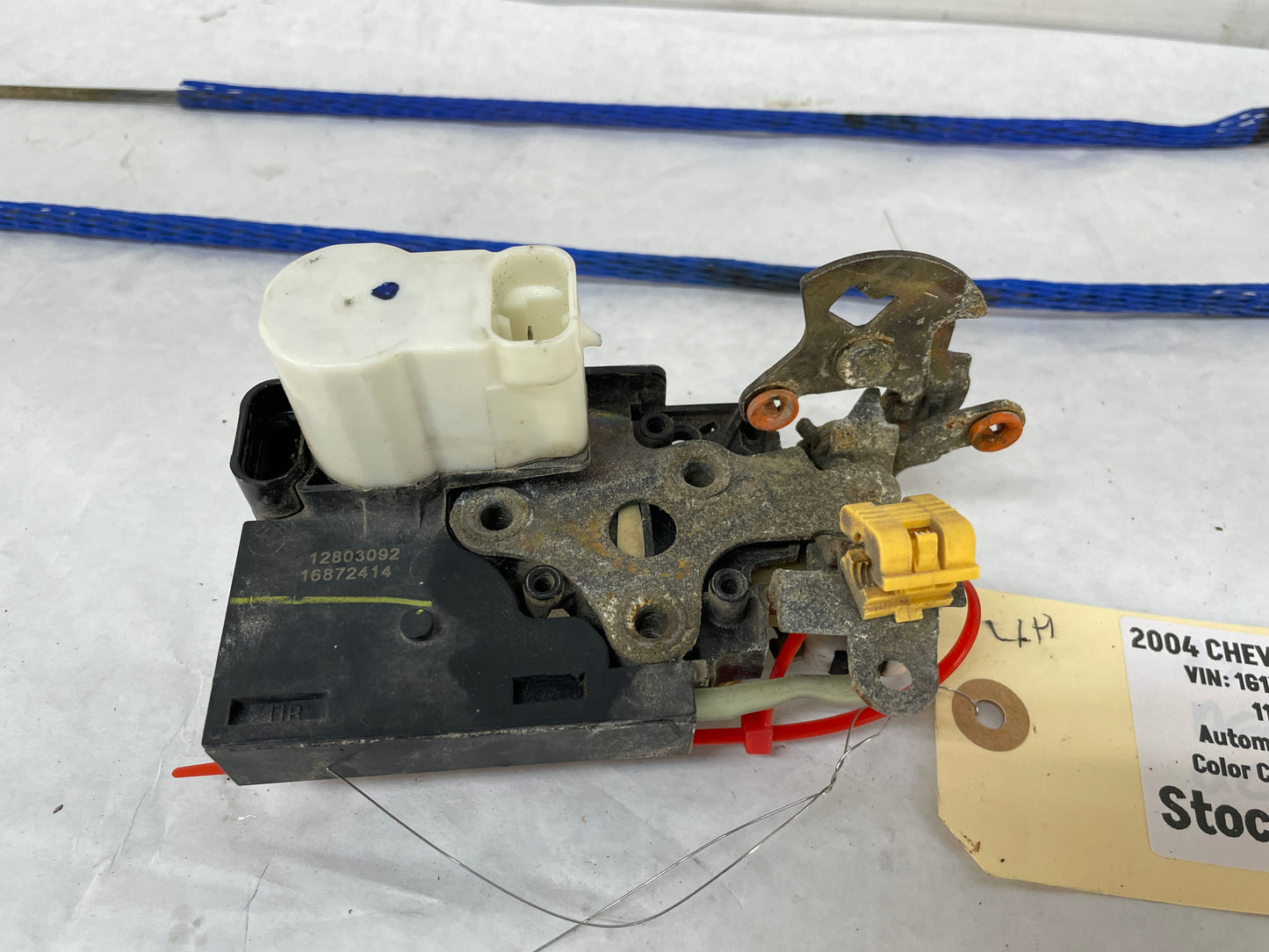 2004 Chevy C5 Corvette LH Driver Door Lock Latch Actuator Assembly OEM - Day's Parts Yard