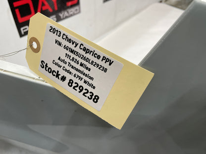 2013 Chevy Caprice PPV Rear Bumper Cover OEM - Day's Parts Yard