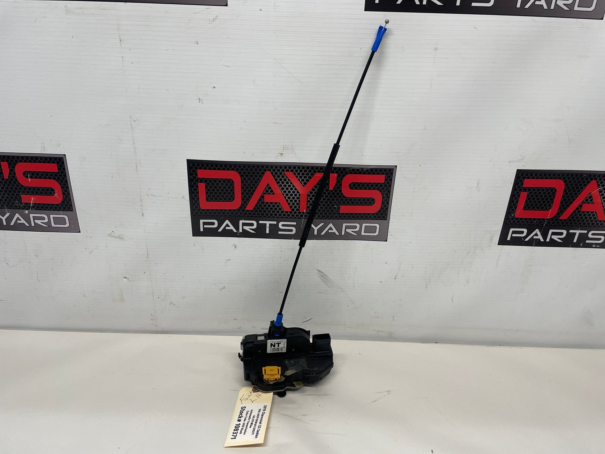 2015 Chevy SS Sedan LH Driver Front Door Lock Actuator OEM - Day's Parts Yard