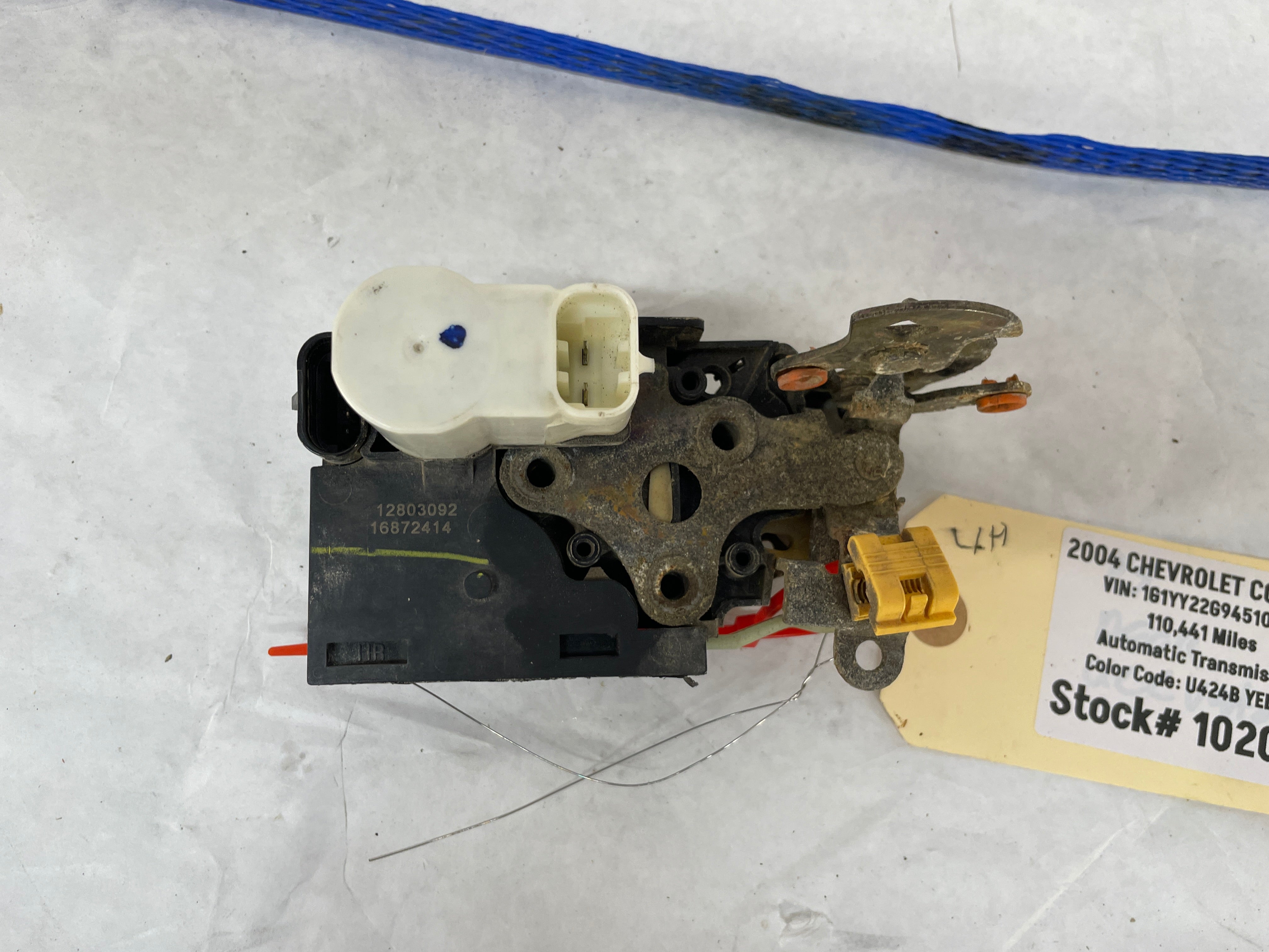 2004 Chevy C5 Corvette LH Driver Door Lock Latch Actuator Assembly OEM