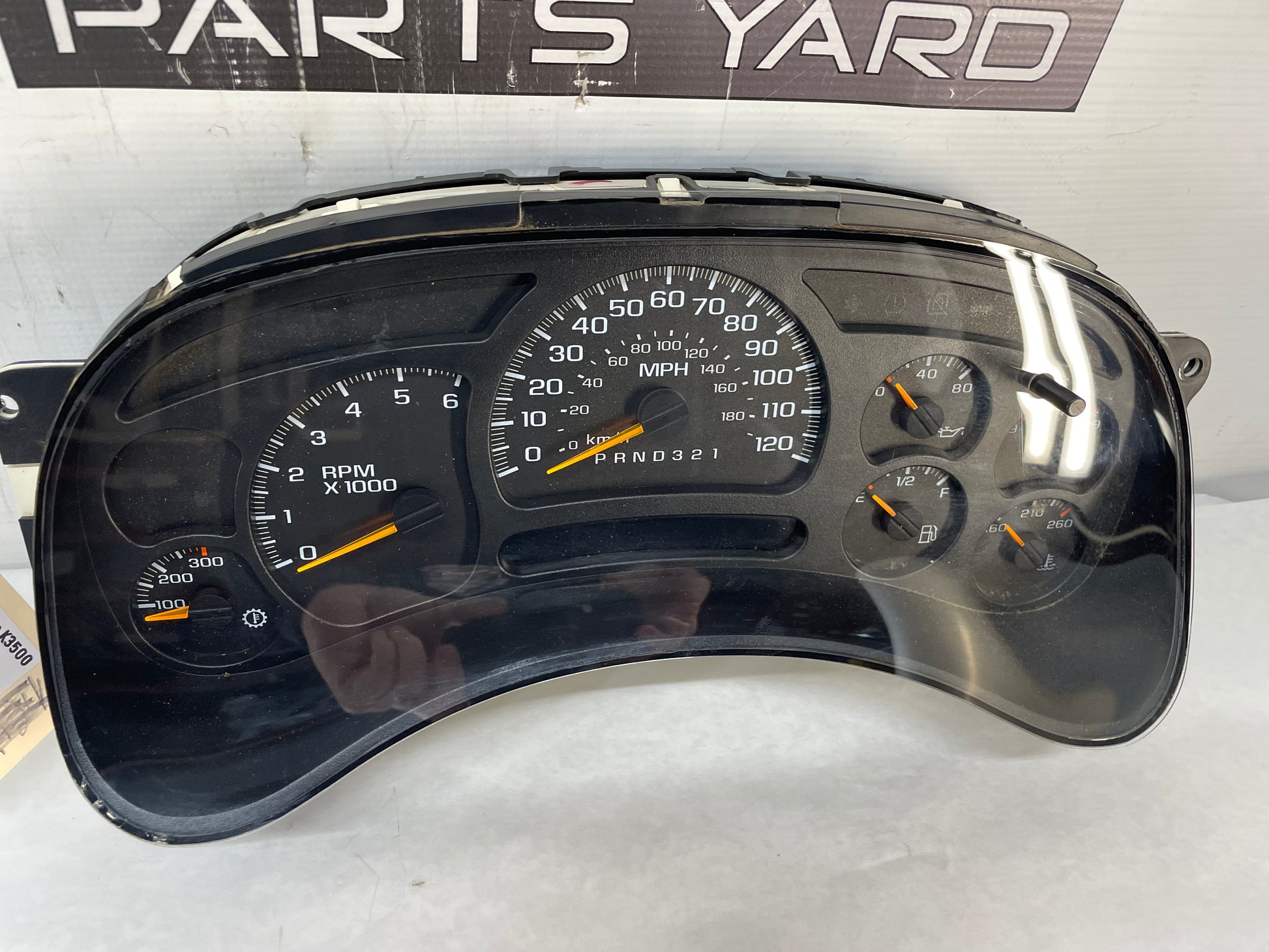 2007 Chevy Silverado K3500 Speedometer Gauge Cluster Instrument Panel OEM - Day's Parts Yard