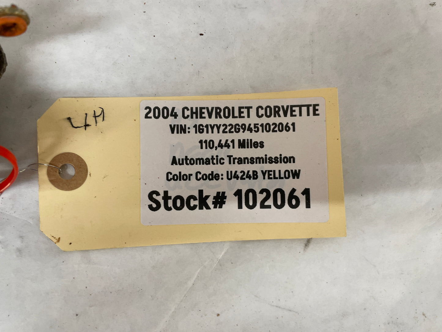 2004 Chevy C5 Corvette LH Driver Door Lock Latch Actuator Assembly OEM - Day's Parts Yard