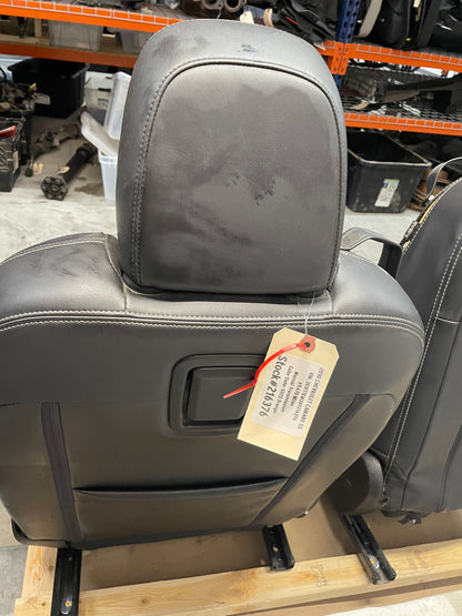 2010 Chevy Camaro SS Seats Front and Rear Black Leather OEM - Day's Parts Yard