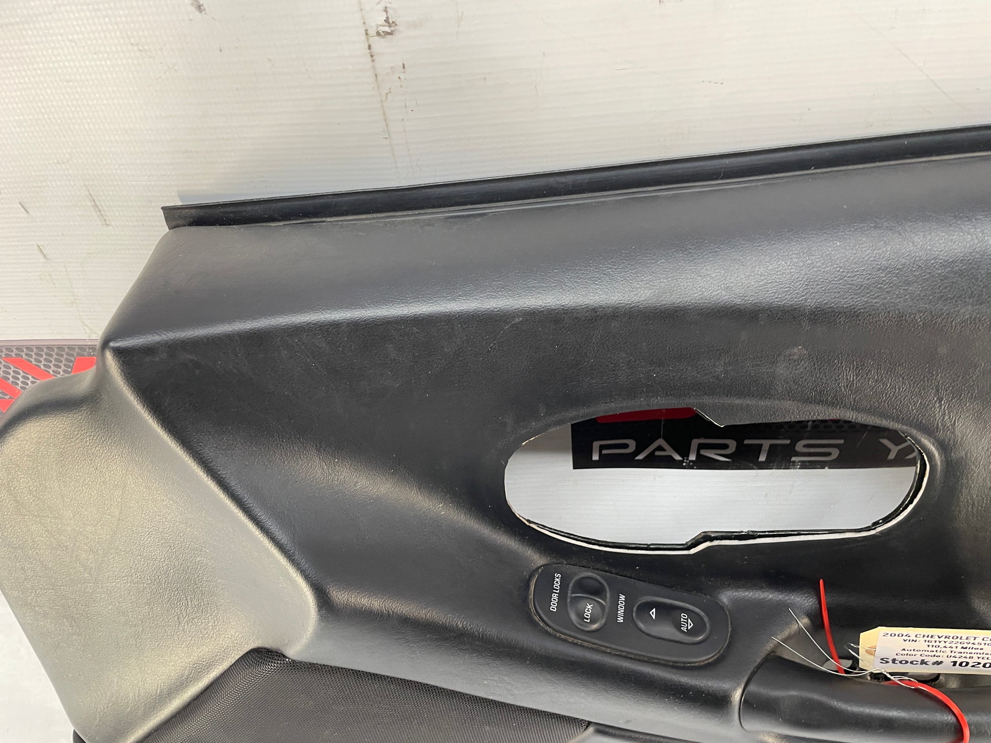 2004 Chevy C5 Corvette RH Passenger Front Interior Door Panel Trim OEM - Day's Parts Yard