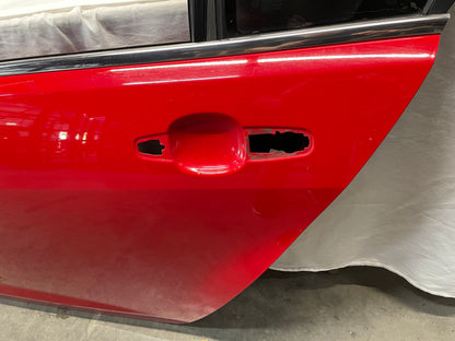 2009 Pontiac G8 GT LH Driver Rear Exterior Door Red OEM - Day's Parts Yard