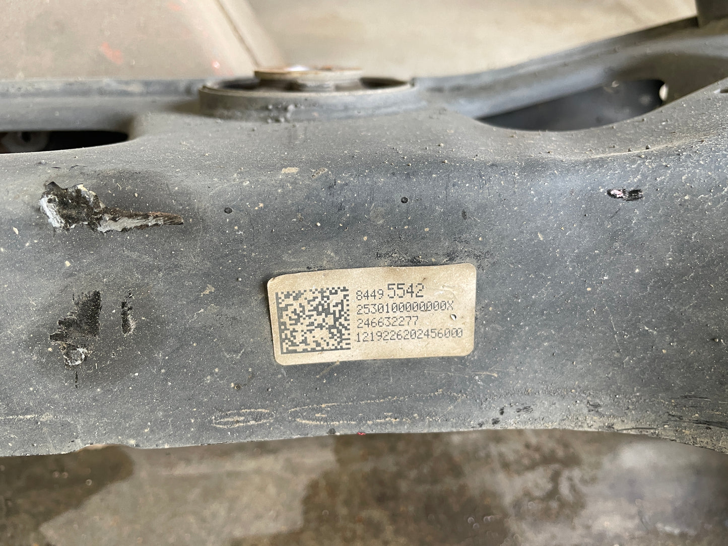 2020 Chevy Camaro SS Bare Rear Cradle Sub Frame K Member OEM
