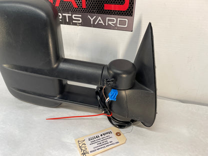 2007 Chevy Silverado K3500 RH Passenger Exterior Tow Power Heated Mirror Black OEM - Day's Parts Yard