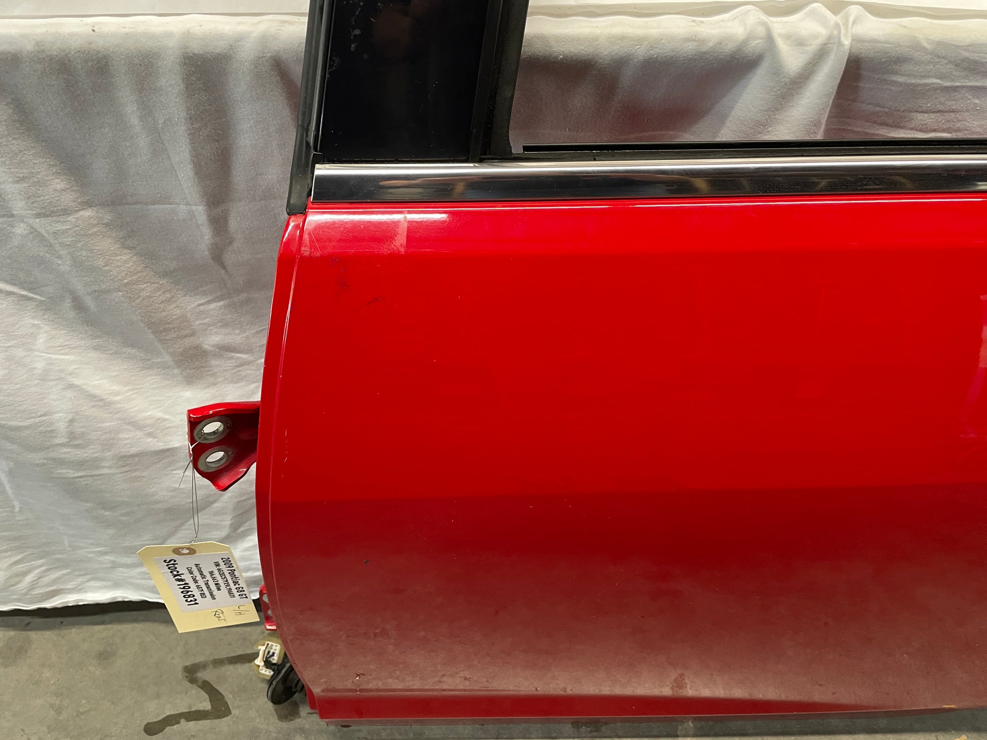 2009 Pontiac G8 GT LH Driver Rear Exterior Door Red OEM - Day's Parts Yard