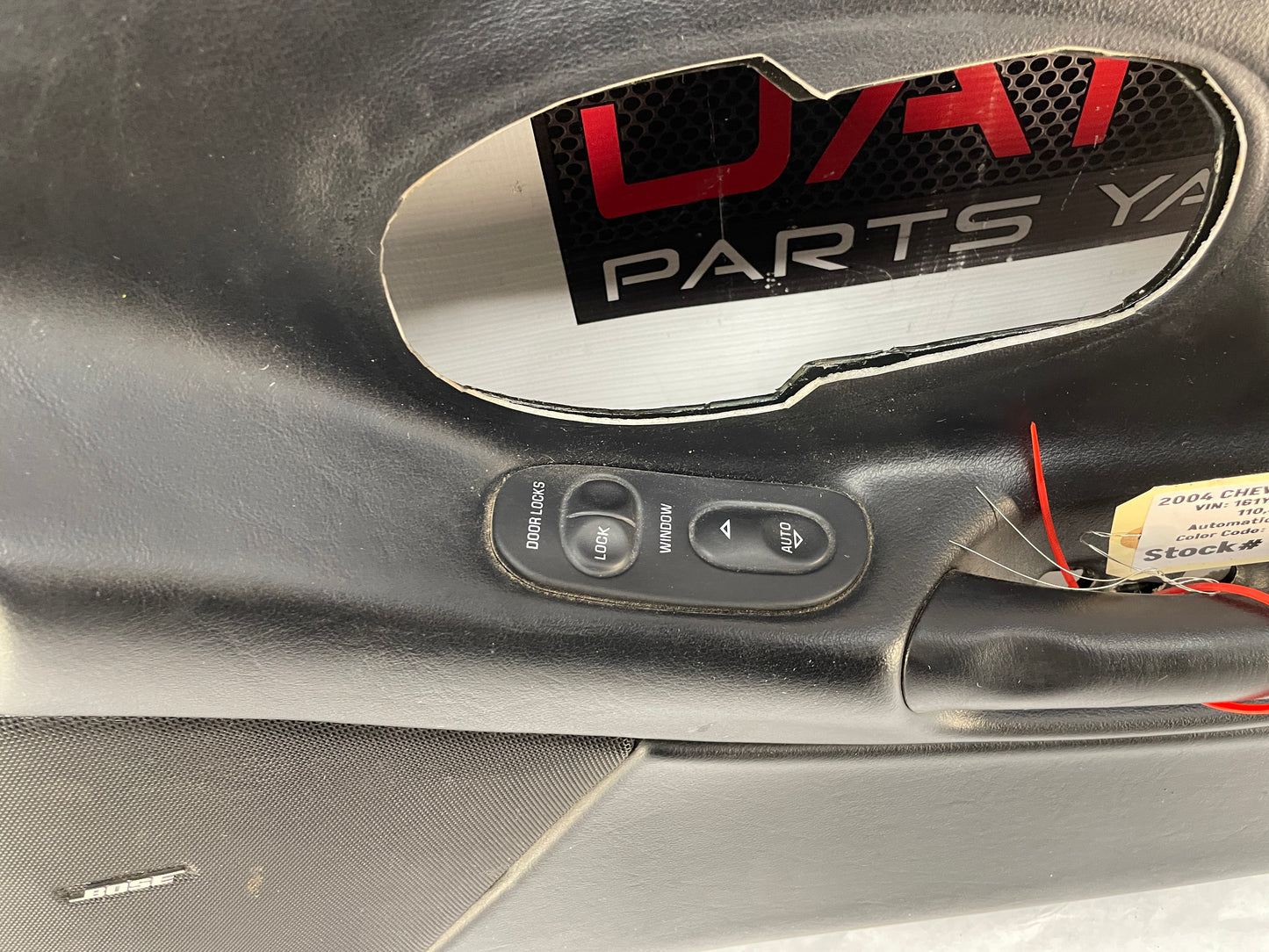 2004 Chevy C5 Corvette RH Passenger Front Interior Door Panel Trim OEM - Day's Parts Yard