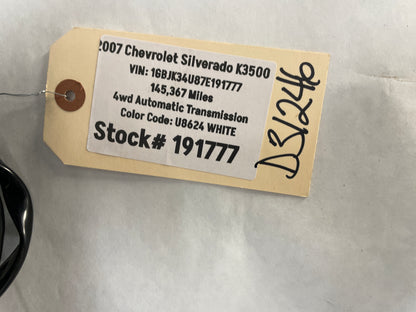 2007 Chevy Silverado K3500 RH Passenger Exterior Tow Power Heated Mirror Black OEM - Day's Parts Yard