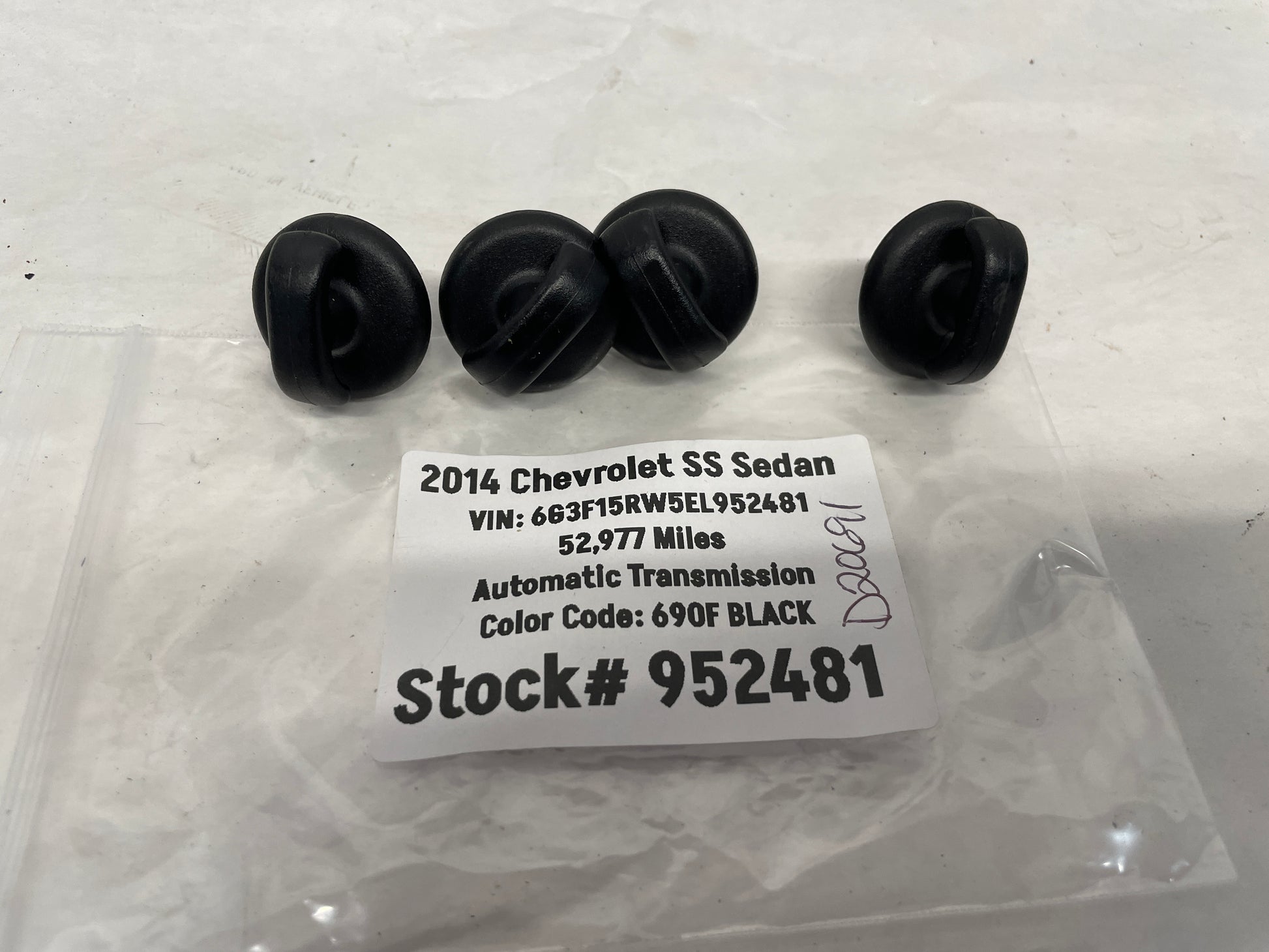 2014 Chevy SS Sedan Cargo Net Hooks OEM - Day's Parts Yard