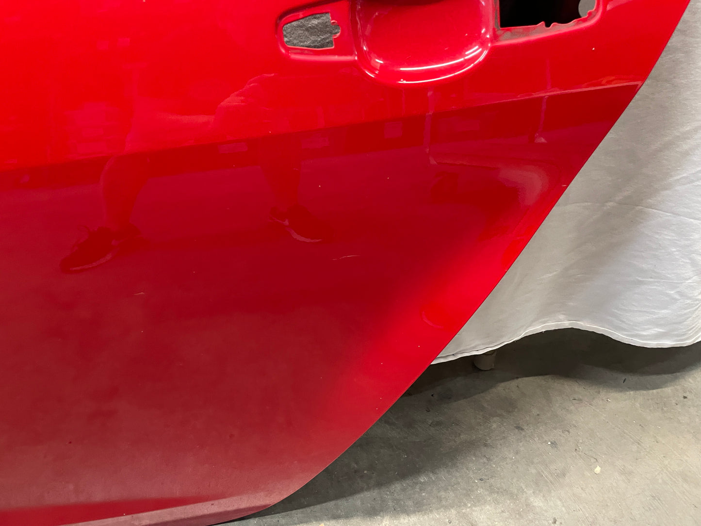 2009 Pontiac G8 GT LH Driver Rear Exterior Door Red OEM - Day's Parts Yard