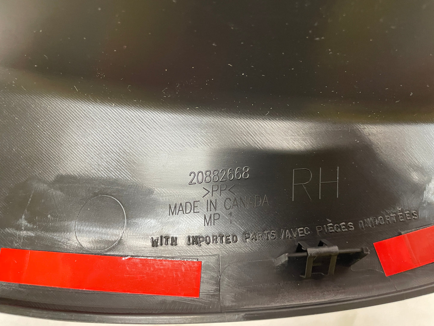 2010-2013 Chevy C6 Corvette Grand Sport RH Passenger Fender Flare Extension OEM NEW