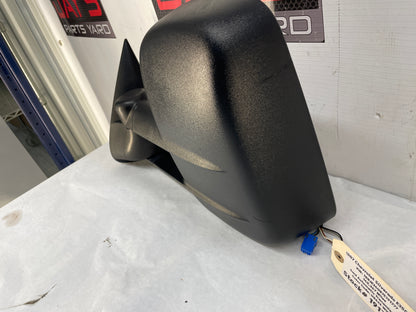 2007 Chevy Silverado K3500 LH Driver Exterior Tow Power Heated Mirror Black OEM - Day's Parts Yard