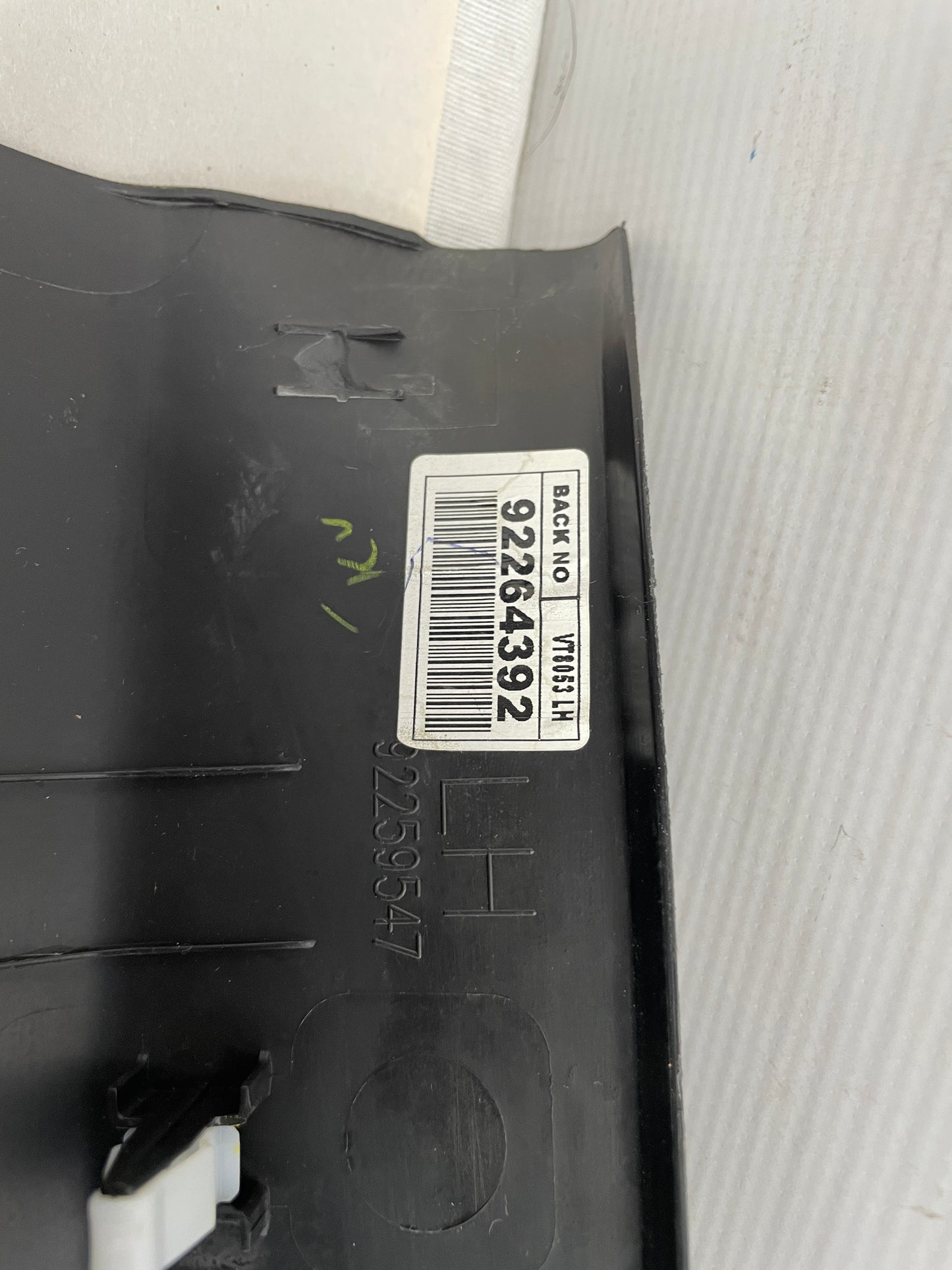 2014 Chevy SS Sedan Rear LH Driver Carpet Retainer OEM