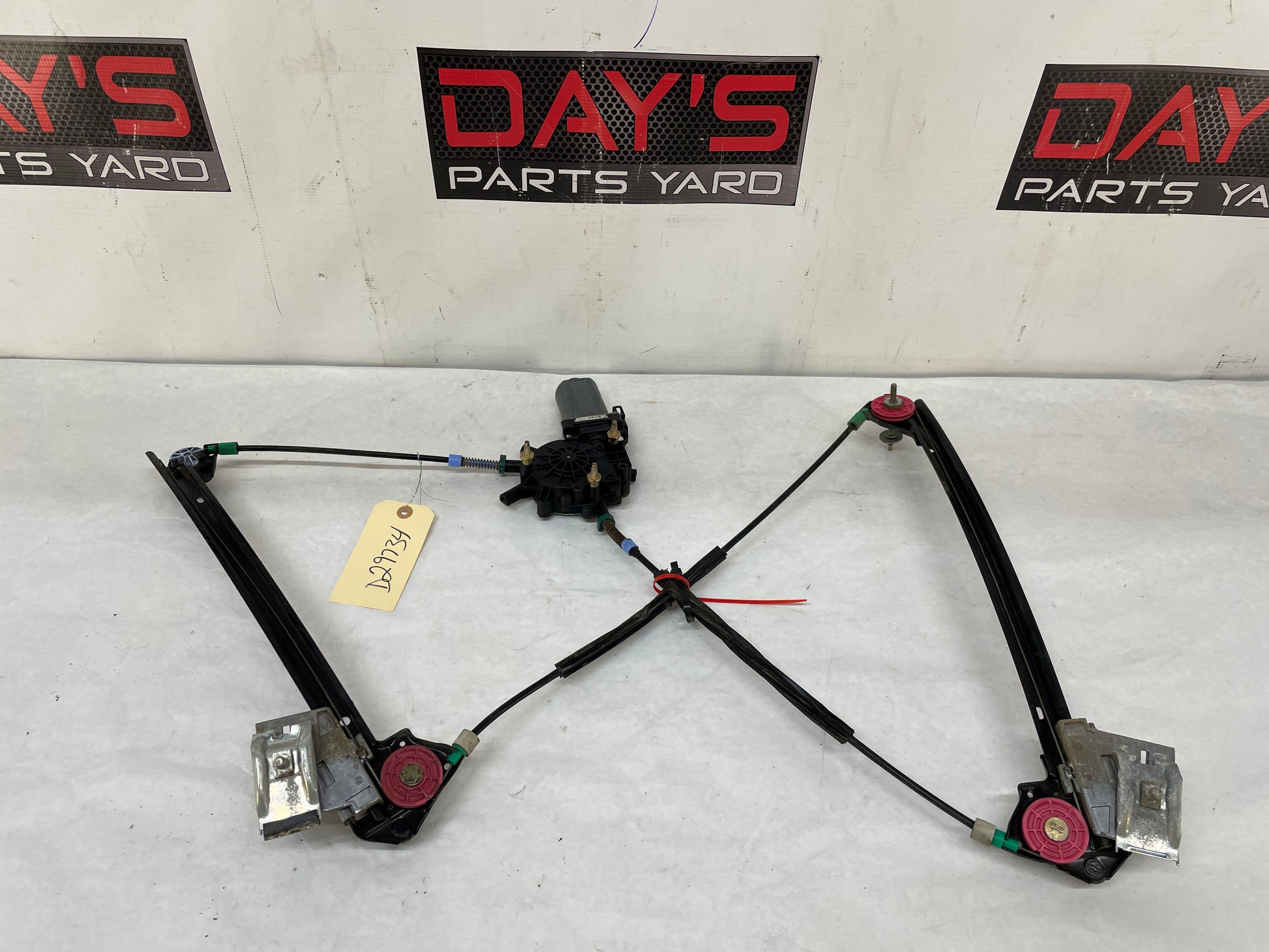 2004 Chevy C5 Corvette RH Passenger Front Window Regulator Motor OEM - Day's Parts Yard