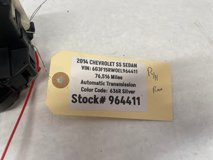 2014 Chevy SS Sedan RH Passenger Rear Door Lock Actuator OEM - Day's Parts Yard