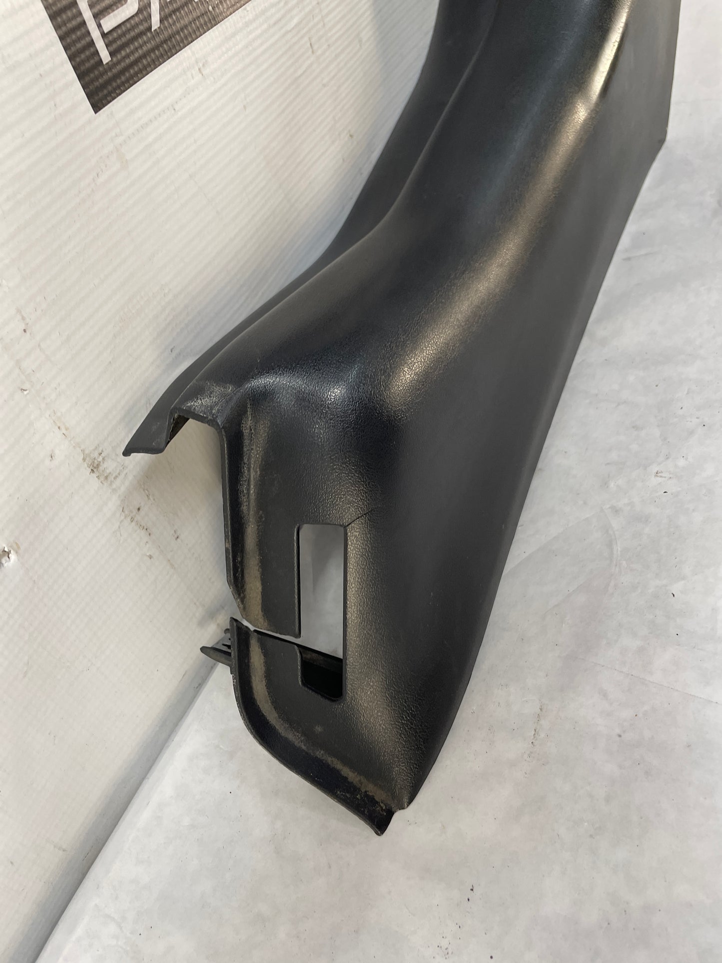 2004 Chevy C5 Corvette LH Driver Seat Belt B Pillar Cover Trim OEM - Day's Parts Yard