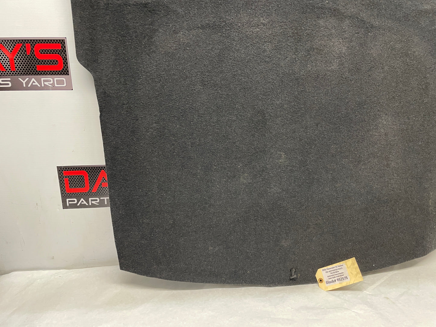 2014 Chevy SS Sedan Spare Tire Trunk Compartment Carpet Floor Panel Cover OEM