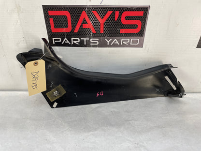 2004 Chevy C5 Corvette LH Driver Seat Belt B Pillar Cover Trim OEM - Day's Parts Yard