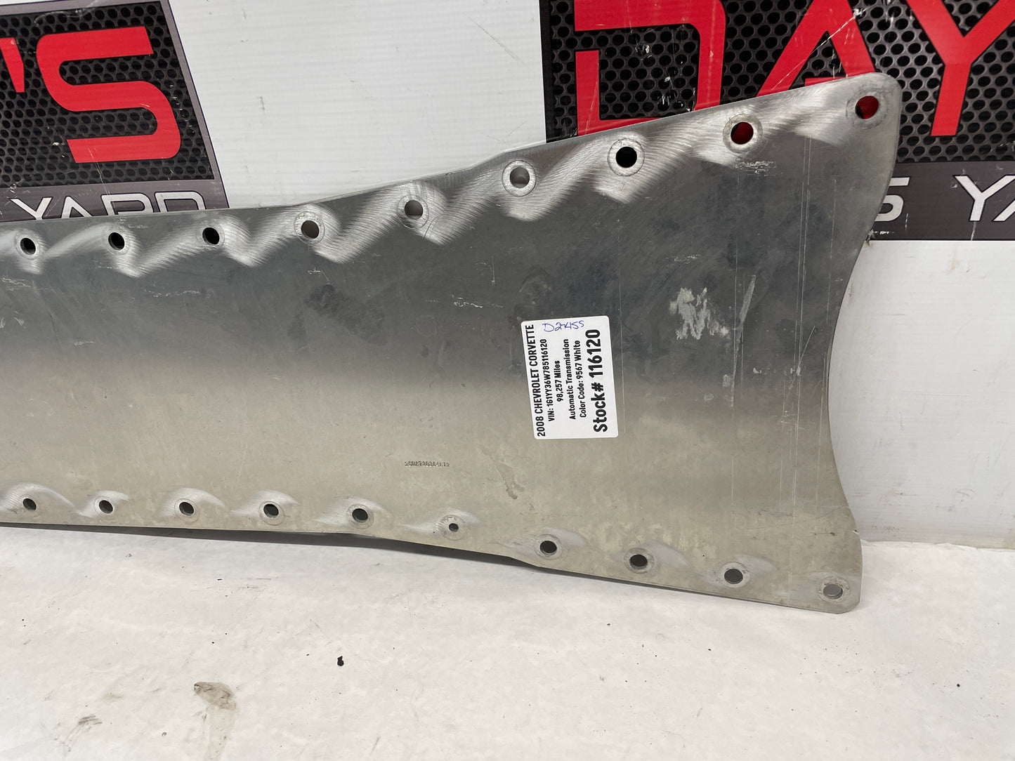 2008 Chevy Corvette C6 Torque Tube Tunnel Cover Shield OEM - Day's Parts Yard