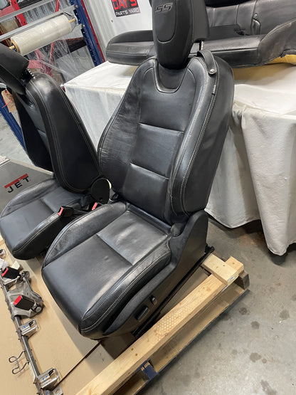 2015 Chevy Camaro SS Seats Front & Rear Black Leather OEM - Day's Parts Yard