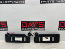 2016 Chevy Camaro SS RH & LH Sun Visor Sunvisor w/ Clips OEM - Day's Parts Yard