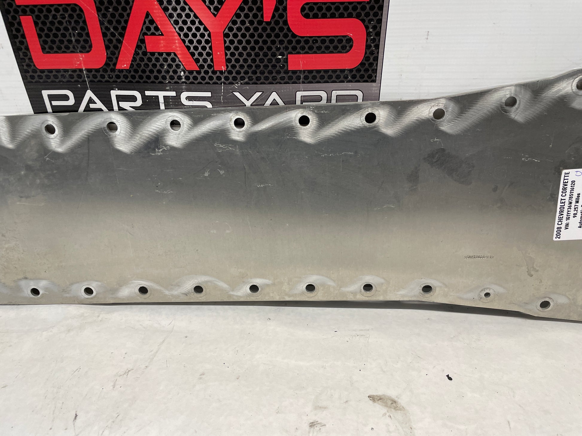 2008 Chevy Corvette C6 Torque Tube Tunnel Cover Shield OEM - Day's Parts Yard