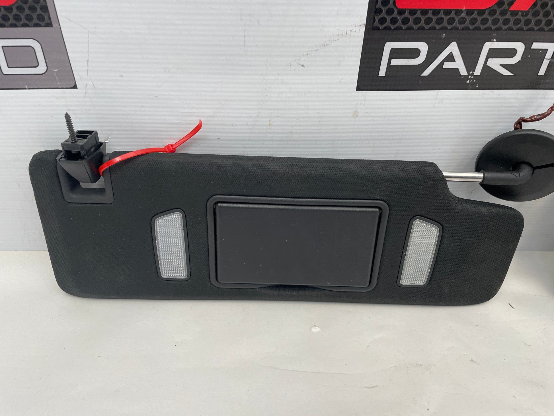 2016 Chevy Camaro SS RH & LH Sun Visor Sunvisor w/ Clips OEM - Day's Parts Yard