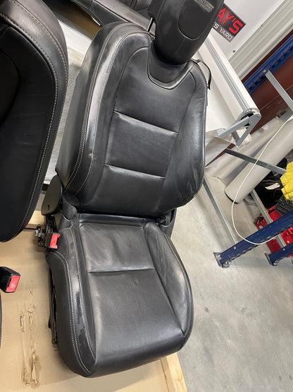 2015 Chevy Camaro SS Seats Front & Rear Black Leather OEM - Day's Parts Yard