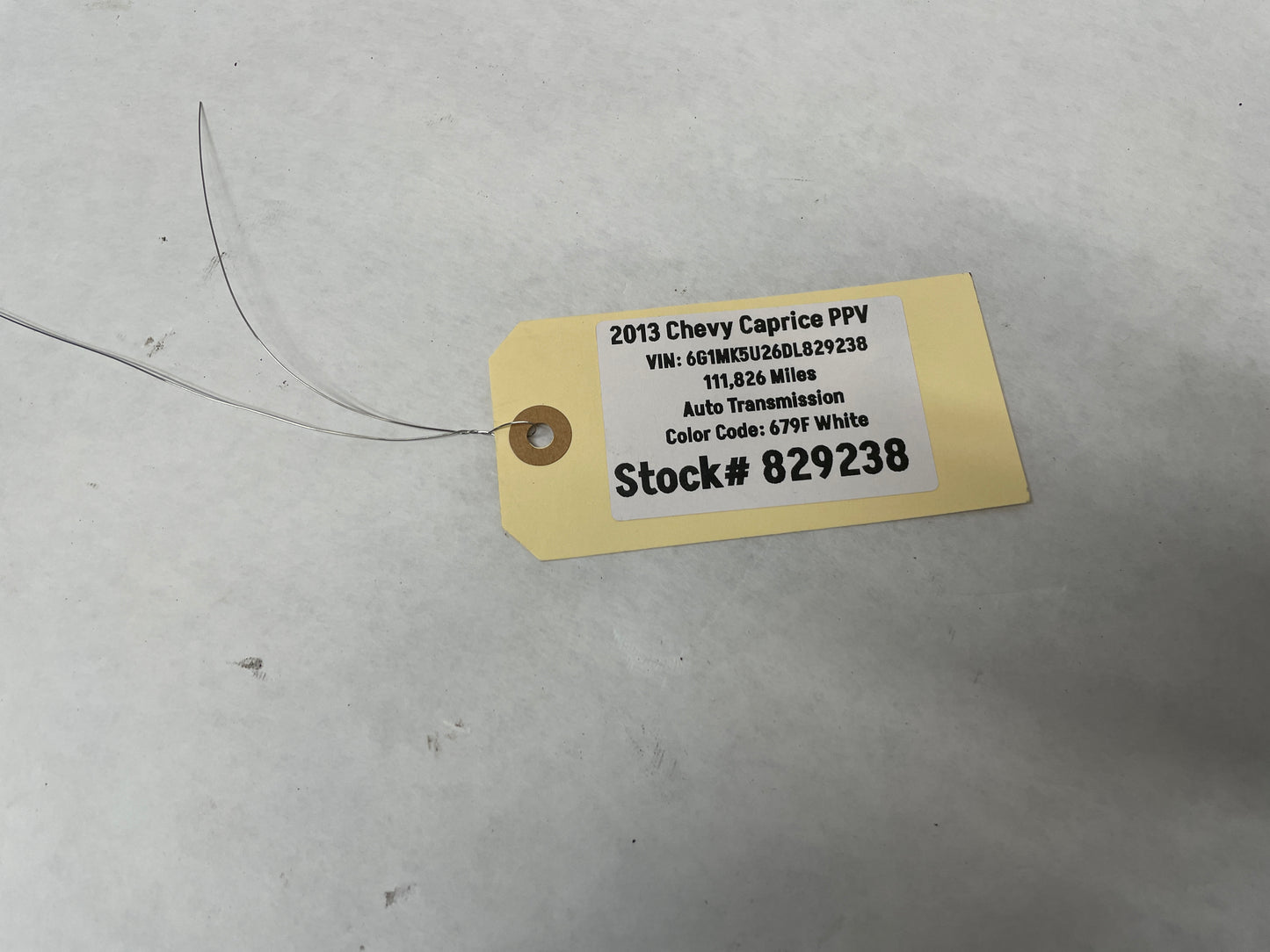 2013 Chevy Caprice PPV LH Driver Rear Door Weather Strip Rubber Seal OEM - Day's Parts Yard