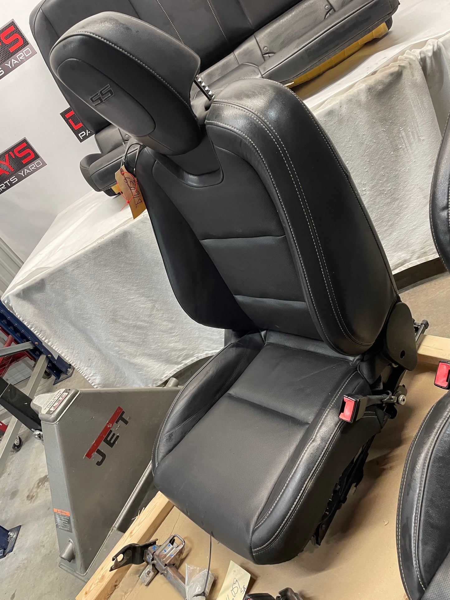 2015 Chevy Camaro SS Seats Front & Rear Black Leather OEM - Day's Parts Yard