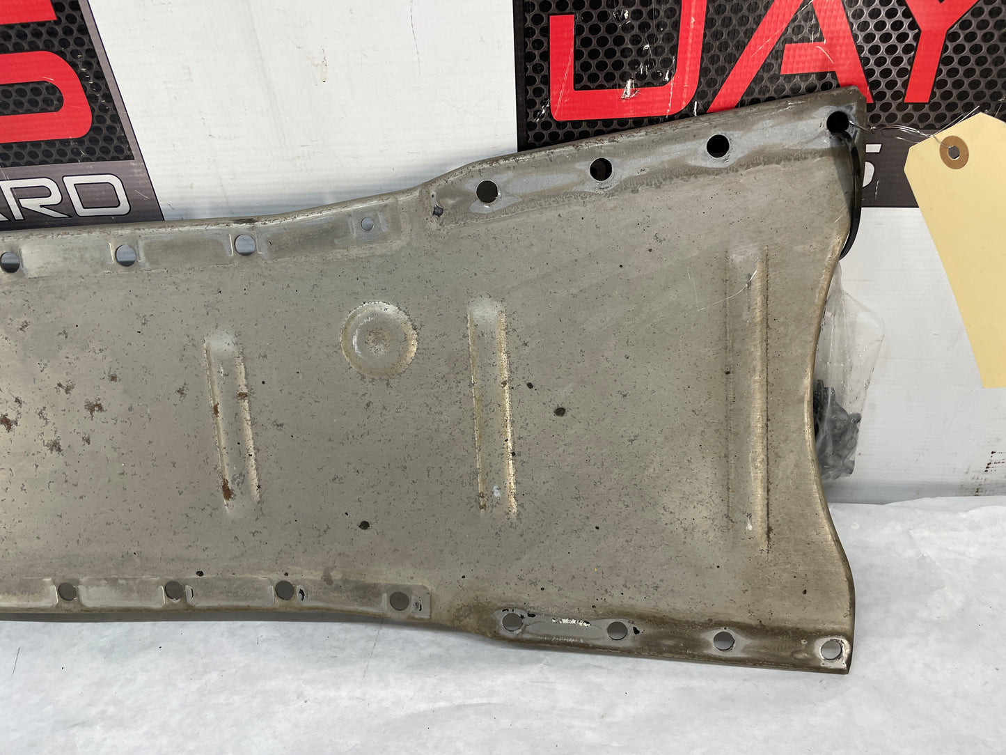 2004 Chevy C5 Corvette Torque Tube Tunnel Cover Shield Reinforcement Panel Plate OEM - Day's Parts Yard