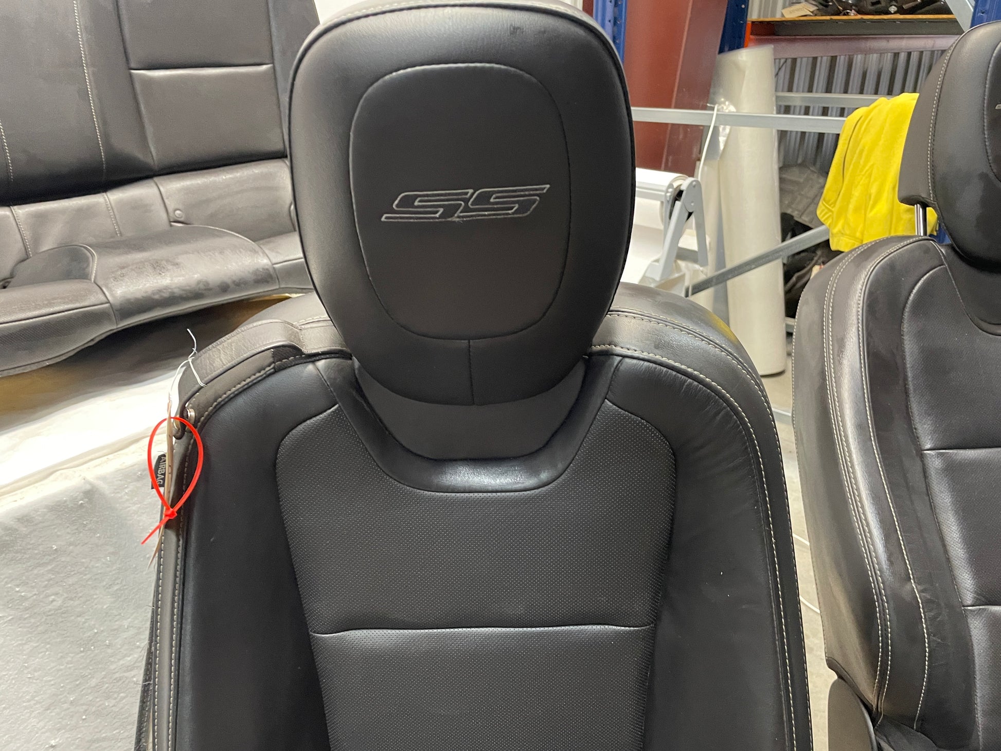 2015 Chevy Camaro SS Seats Front & Rear Black Leather OEM - Day's Parts Yard