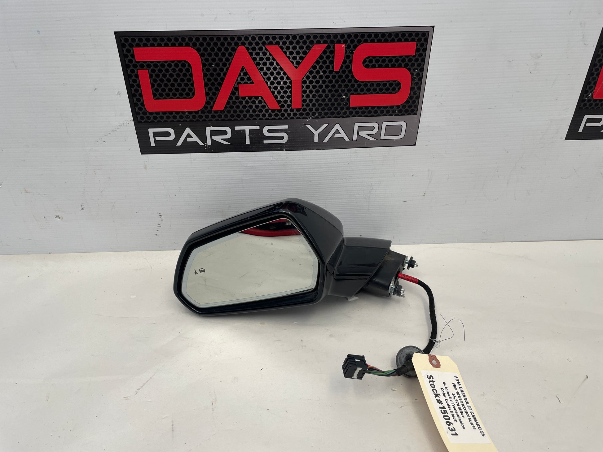 2016 Chevy Camaro SS LH Driver Exterior Mirror Heated OEM - Day's Parts Yard
