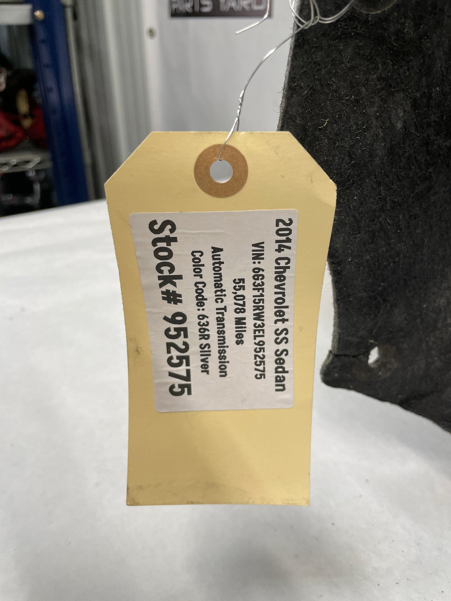 2014 Chevy SS Sedan RH Passenger Rear Fender Wheel House Well Liner OEM