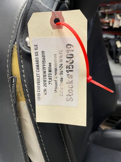 2015 Chevy Camaro SS Seats Front & Rear Black Leather OEM - Day's Parts Yard