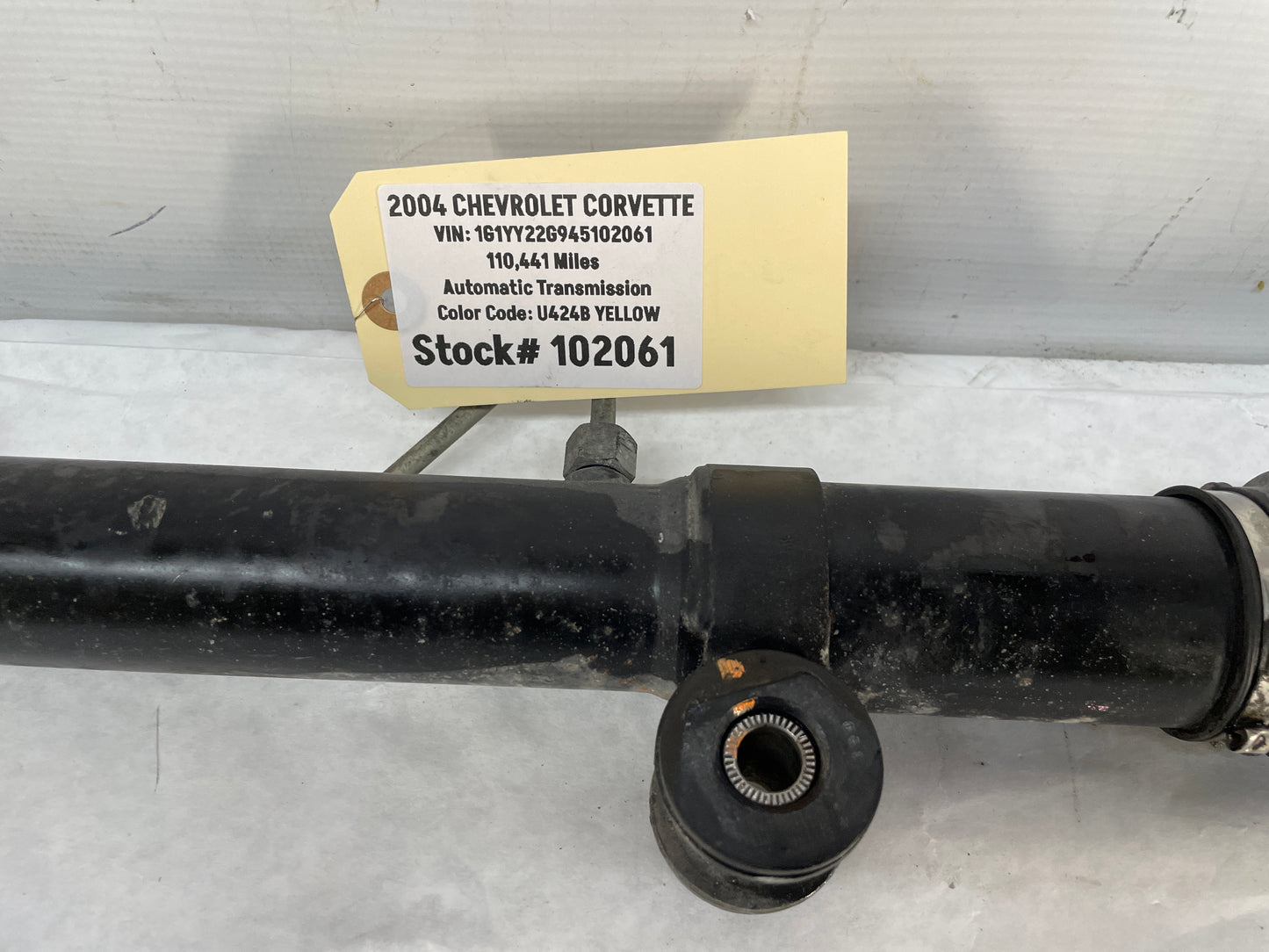 2004 Chevy C5 Corvette Power Steering Rack and Pinion Gear Assembly OEM - Day's Parts Yard