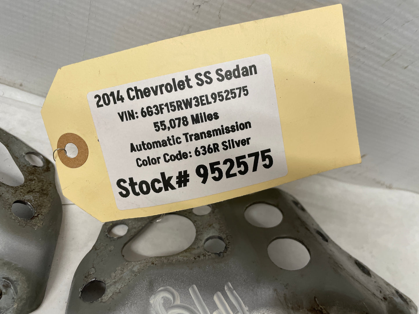 2014 Chevy SS Sedan RH & LH Weld On Hood Hinge Brackets OEM