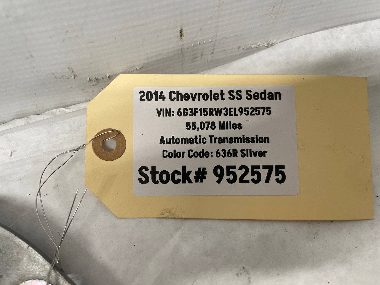 2014 Chevy SS Sedan LH Driver Hood Hinge OEM