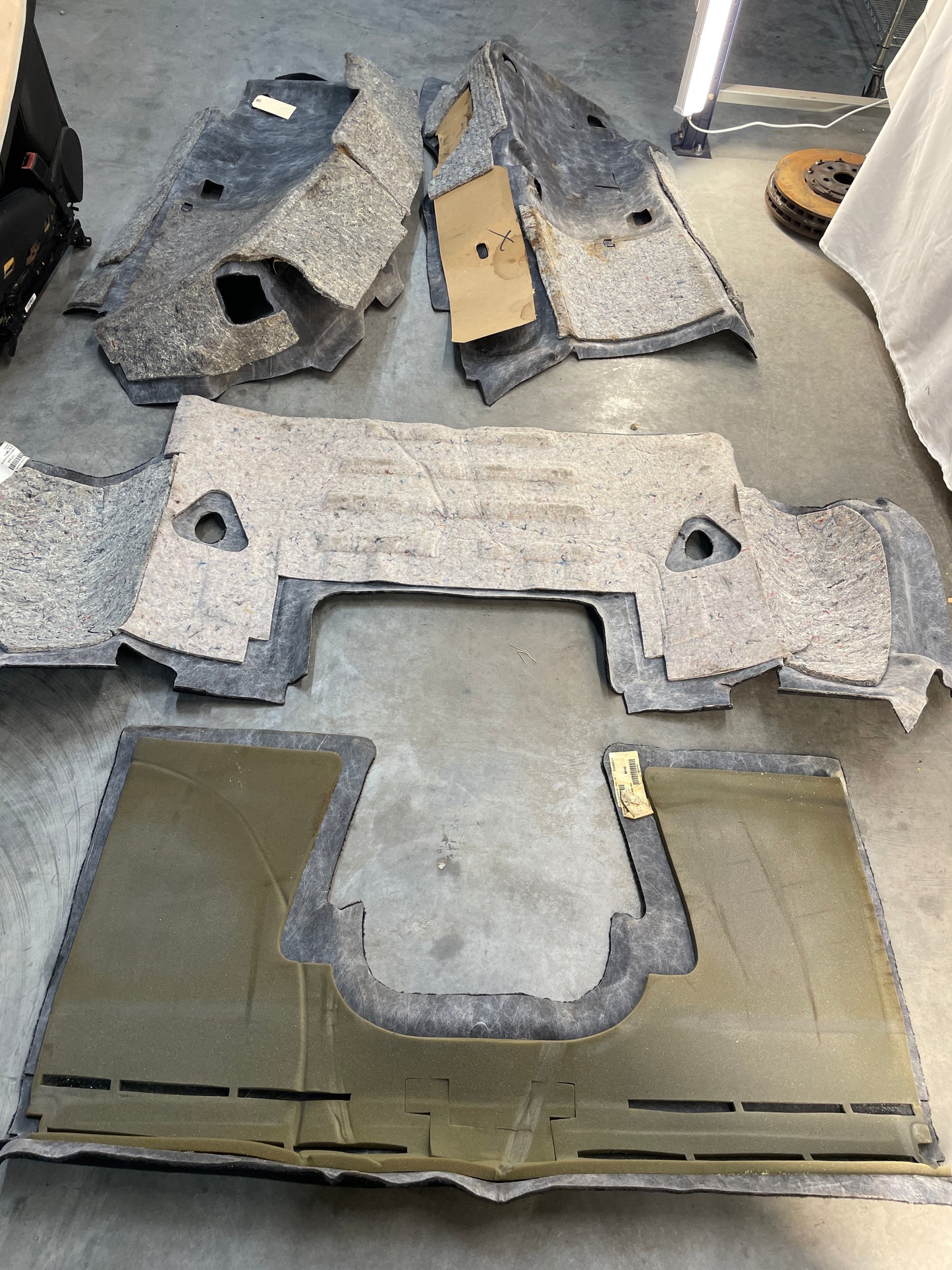 2004 Chevy C5 Corvette Complete Floor Carpet OEM - Day's Parts Yard