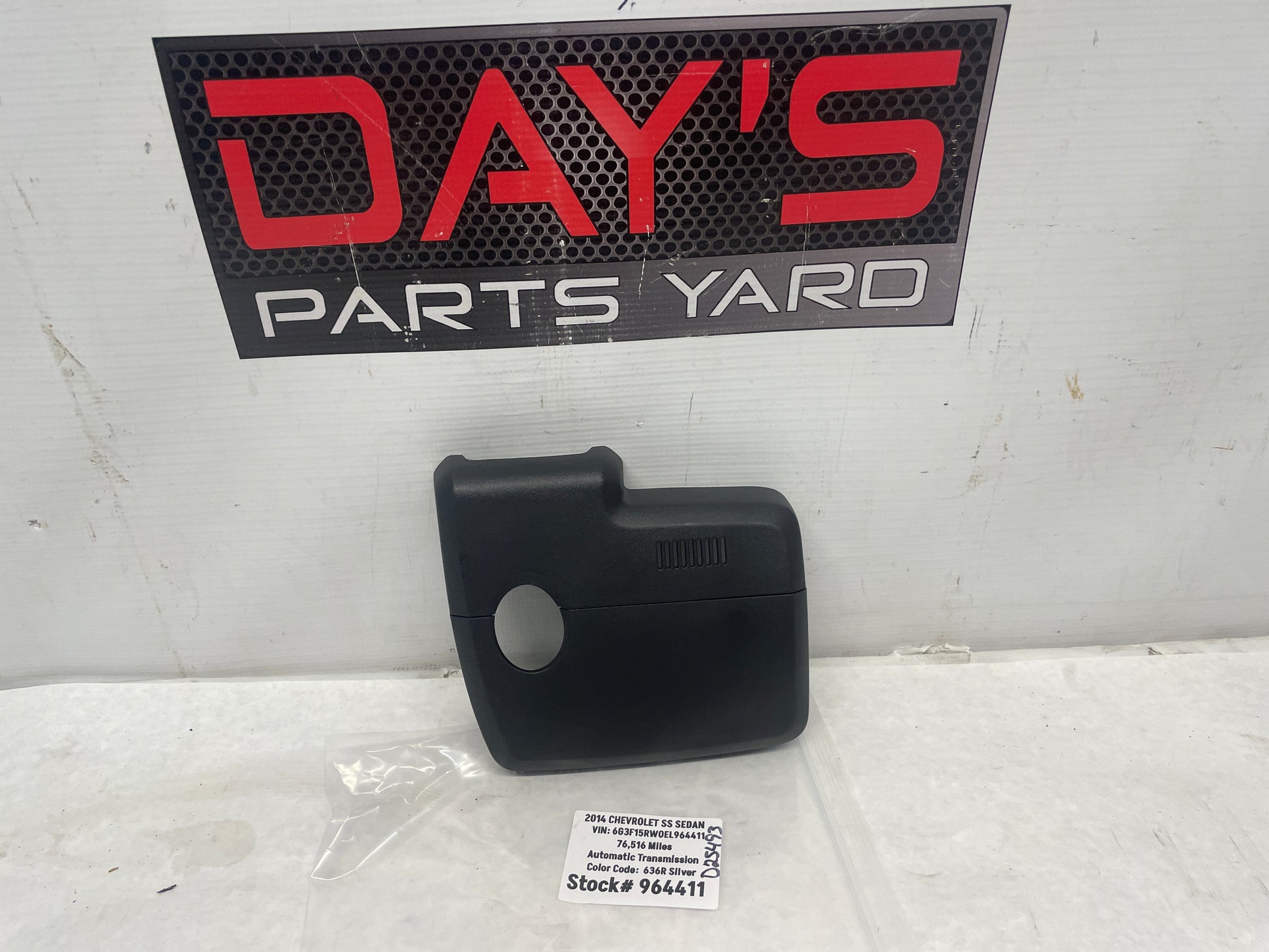 2014 Chevrolet SS Sedan Rearview Mirror Camera Cover Bezel Trim Molding OEM - Day's Parts Yard