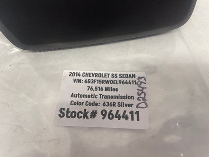 2014 Chevrolet SS Sedan Rearview Mirror Camera Cover Bezel Trim Molding OEM - Day's Parts Yard