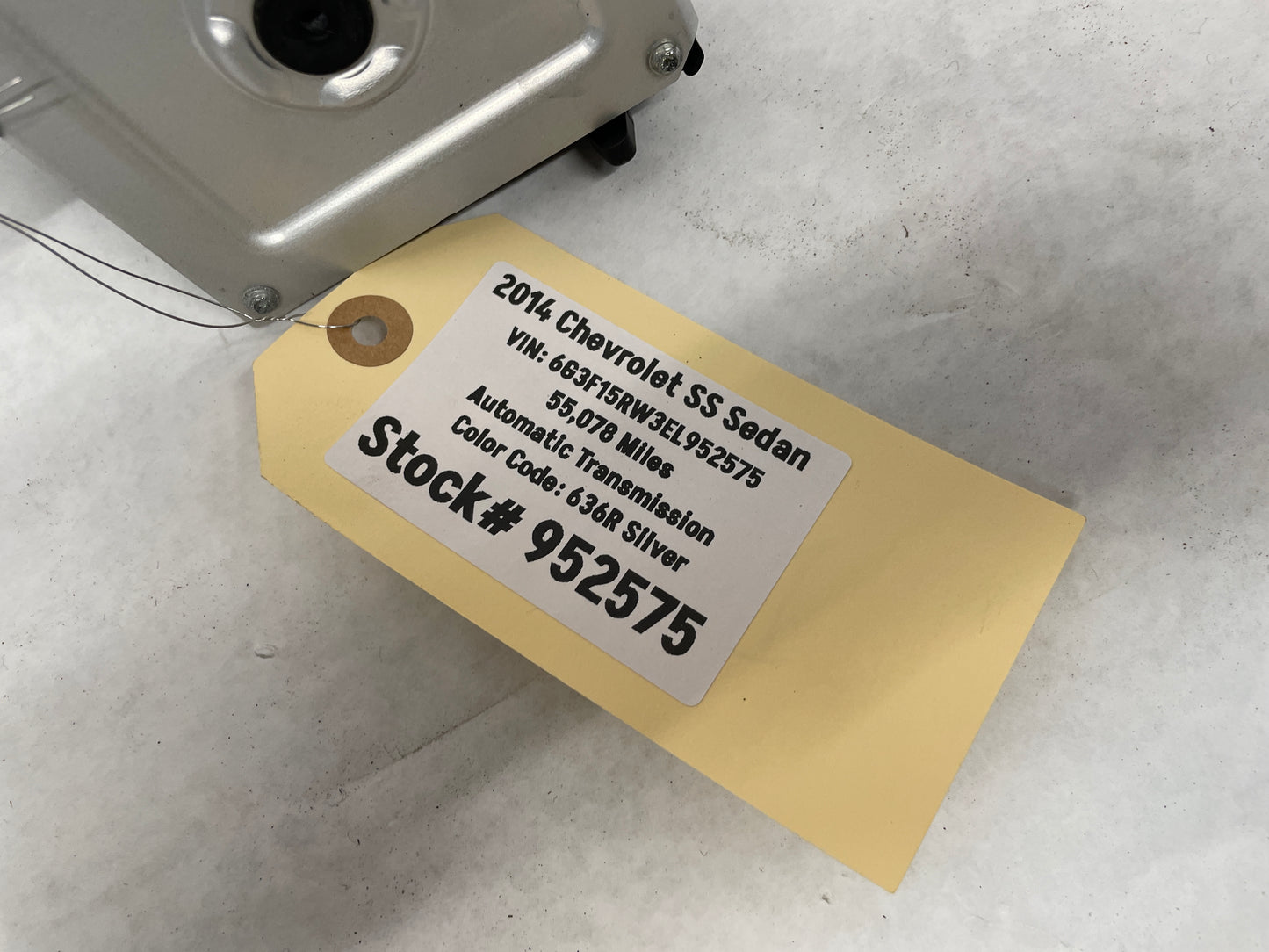 2014 Chevy SS Sedan Sedan Fuel Pump Control Module OEM