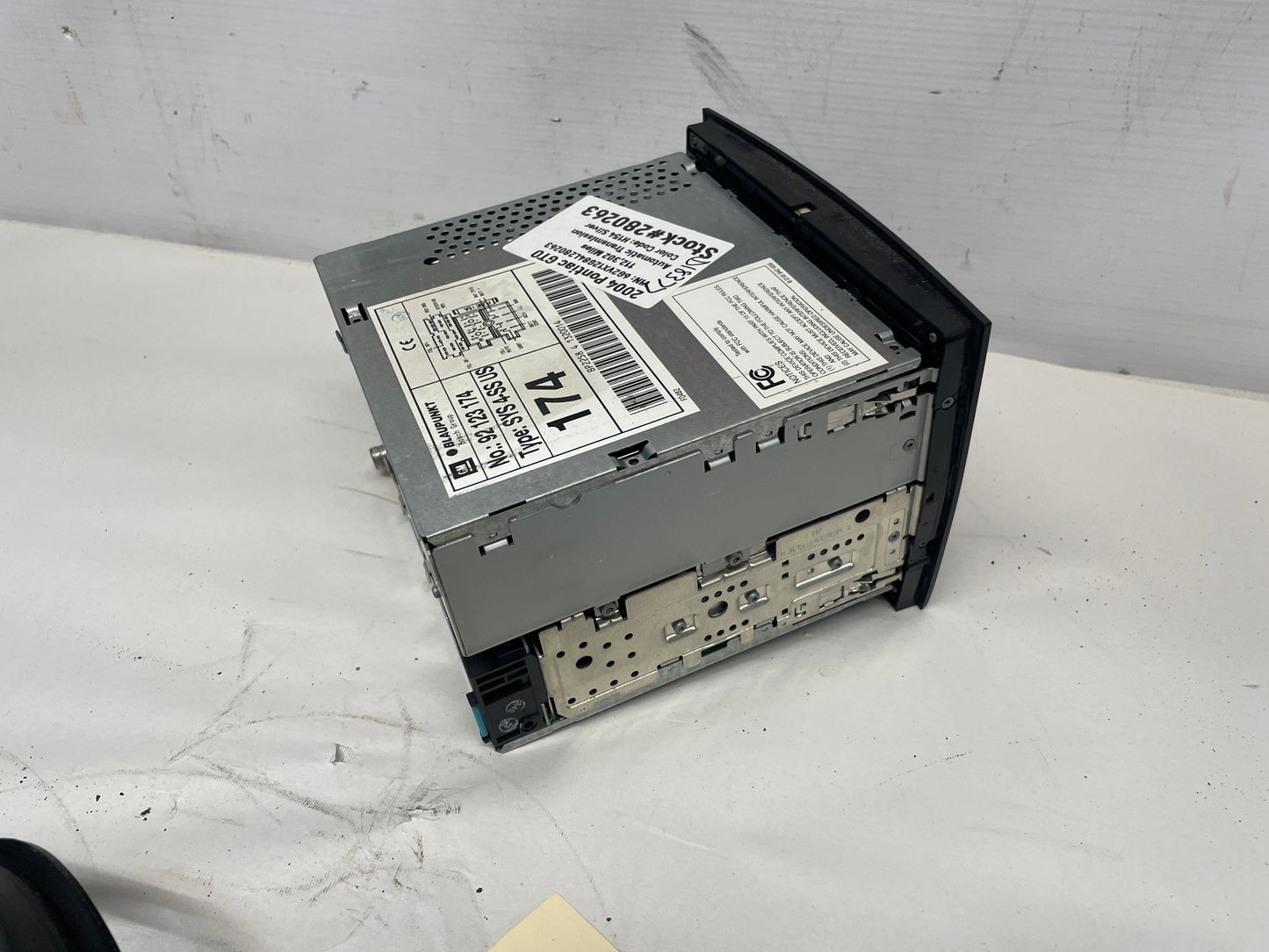 2004 Pontiac GTO Radio Stereo 6 Disk CD Changer Blaupunkt OEM - Day's Parts Yard