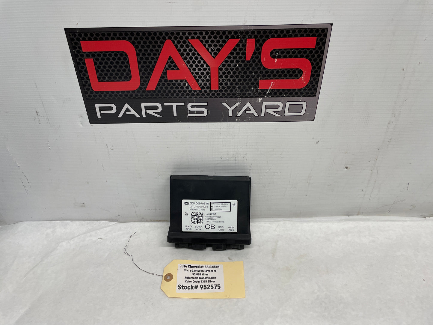 2014 Chevy SS Sedan Keyless Entry Control Module OEM