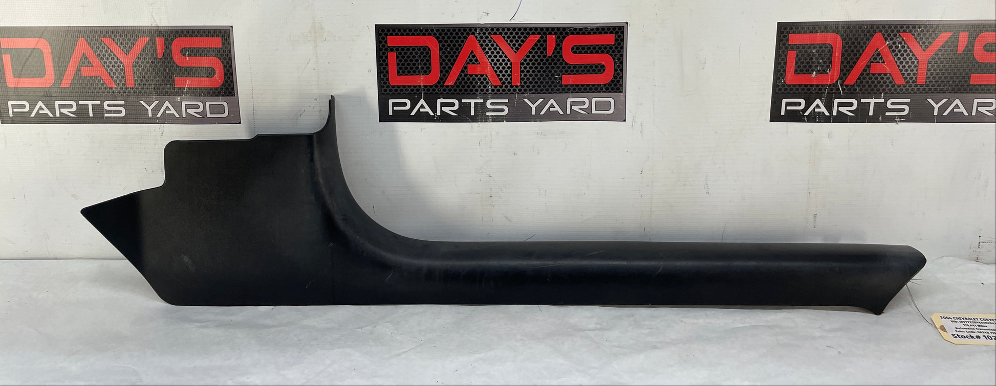 2004 Chevy C5 Corvette RH Passenger Interior Door Sill Kick Panel Plate OEM - Day's Parts Yard