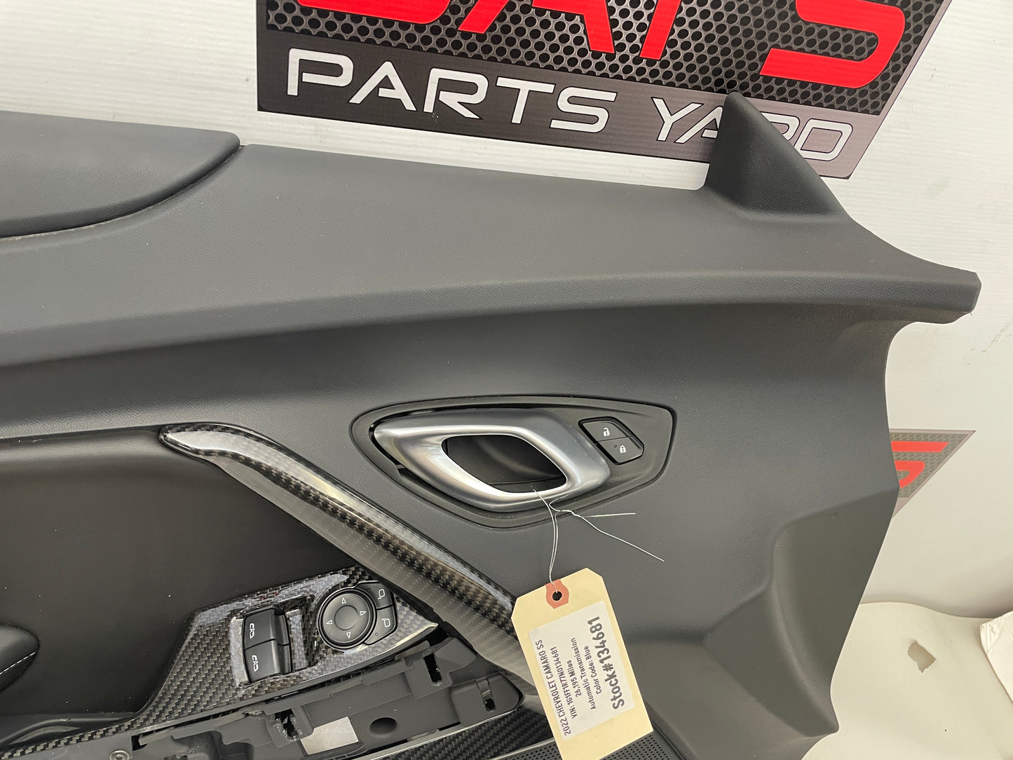 2022 Chevy Camaro SS LH Driver Door Panel OEM