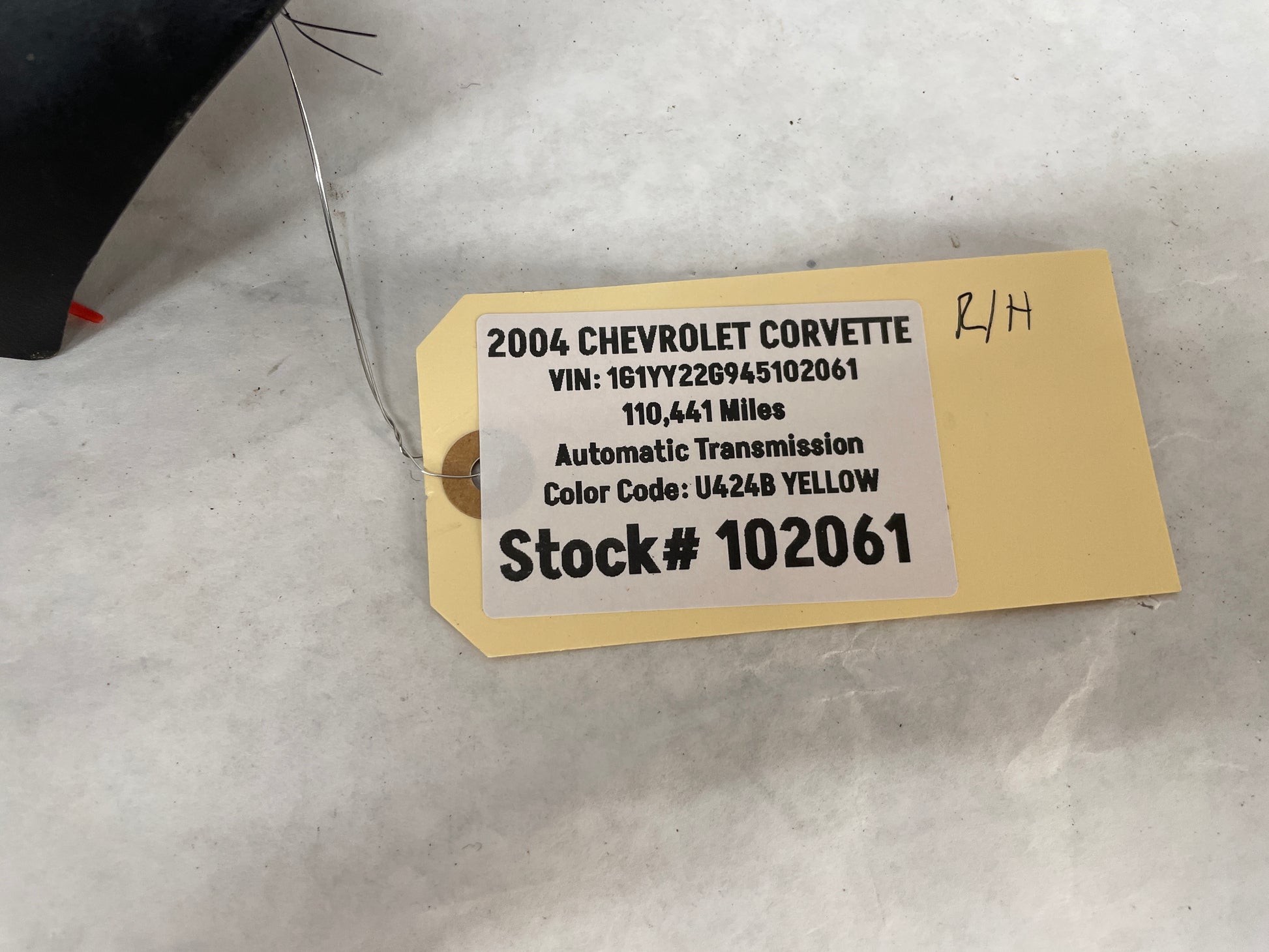2004 Chevy C5 Corvette RH Passenger Interior Door Sill Kick Panel Plate OEM - Day's Parts Yard