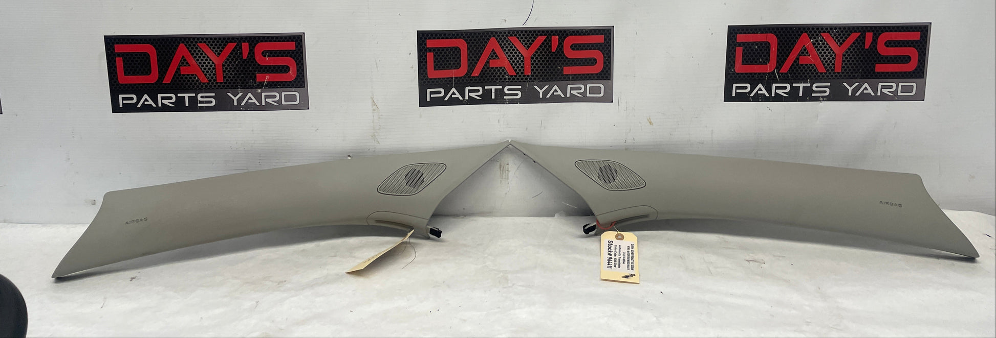 2014 Chevy SS Sedan RH & LH Interior A Pillar Trim Panel Moldings OEM - Day's Parts Yard